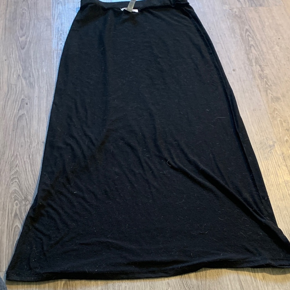 Ambiance Classic Black A-Line Skirt